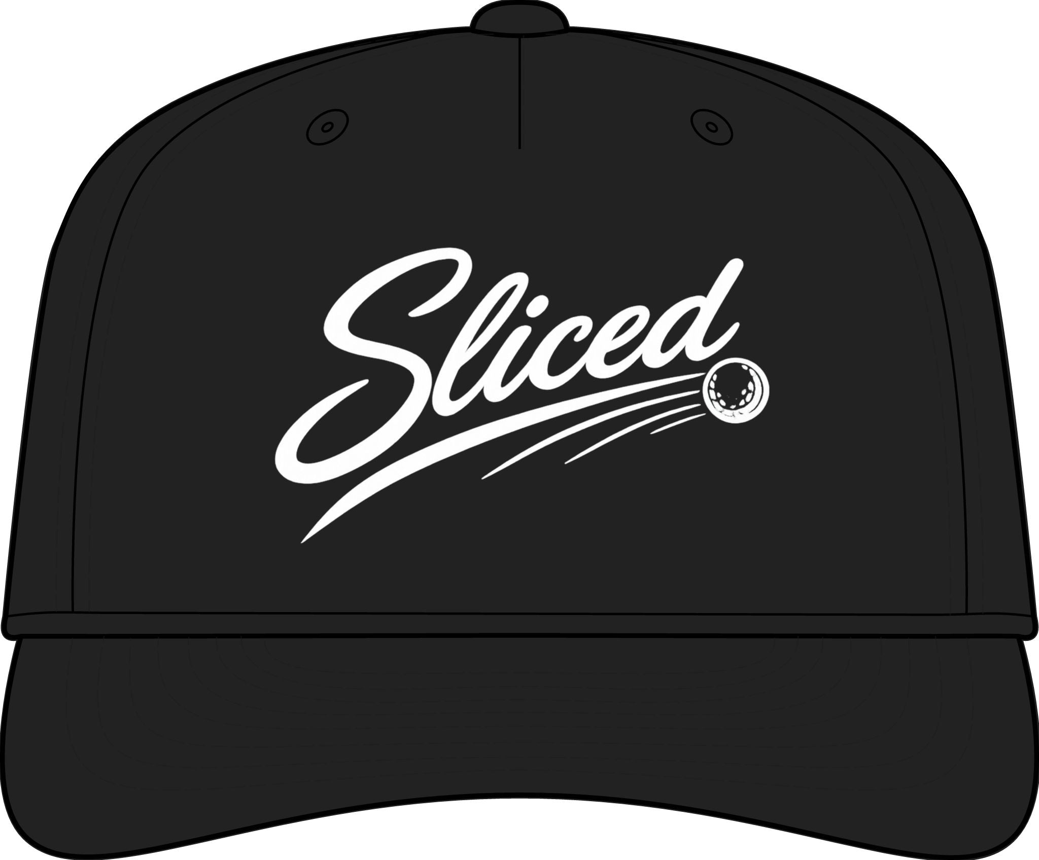 Sliced Script Golf Ball Cap | Performance Rope Hat