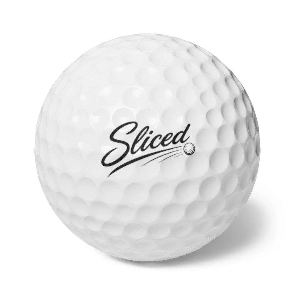 Sliced Golf Balls, 6pcs