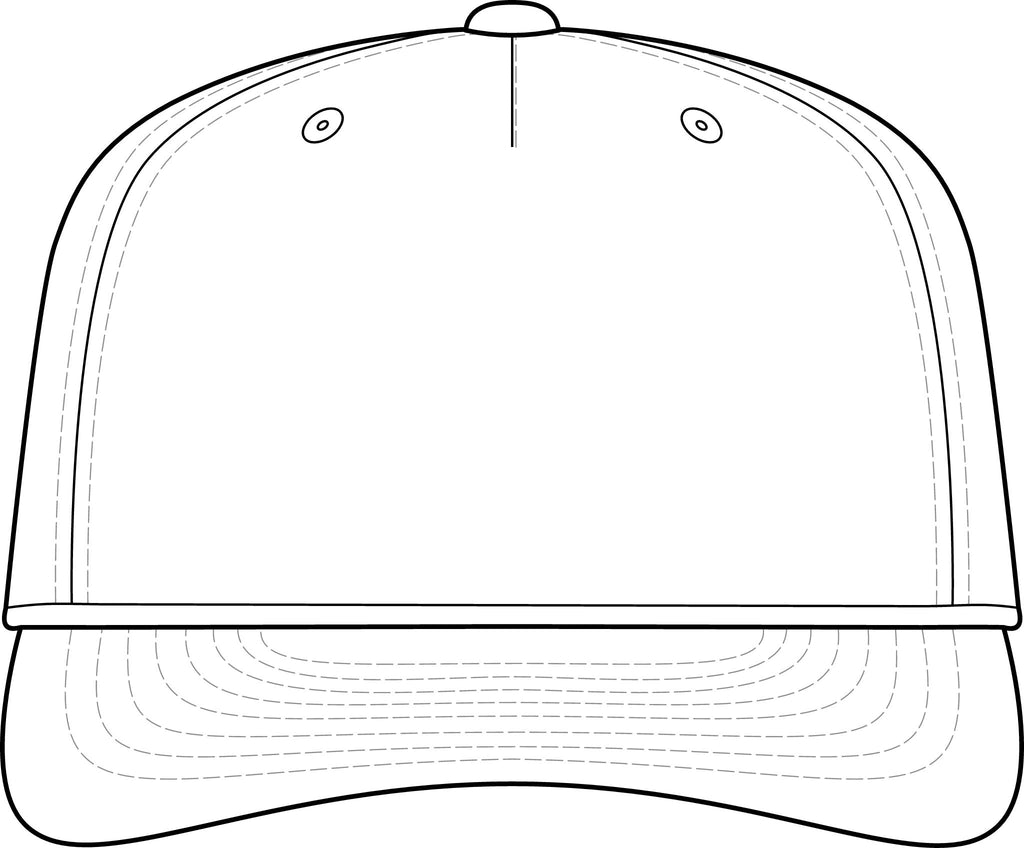 Sliced Script Golf Ball Cap | Performance Rope Hat