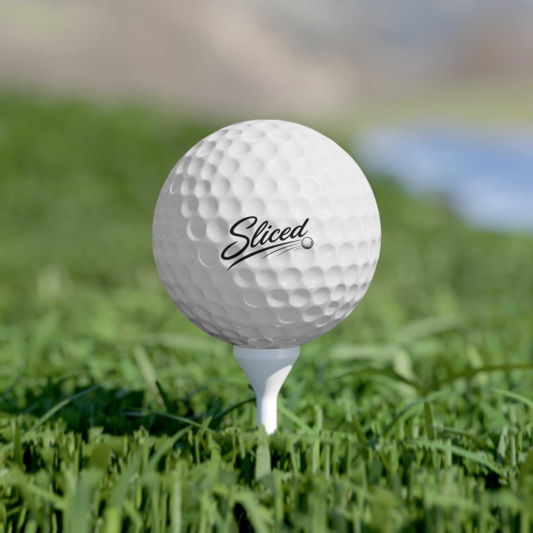 Sliced Golf Balls, 6pcs