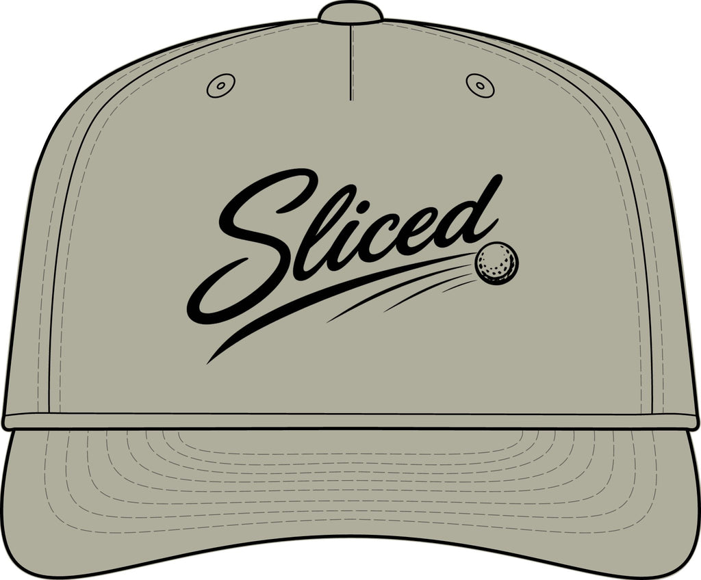 Sliced Script Golf Ball Cap | Performance Rope Hat