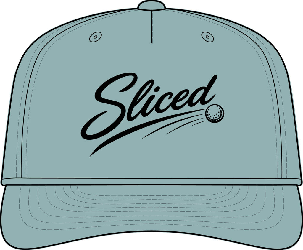 Sliced Script Golf Ball Cap | Performance Rope Hat