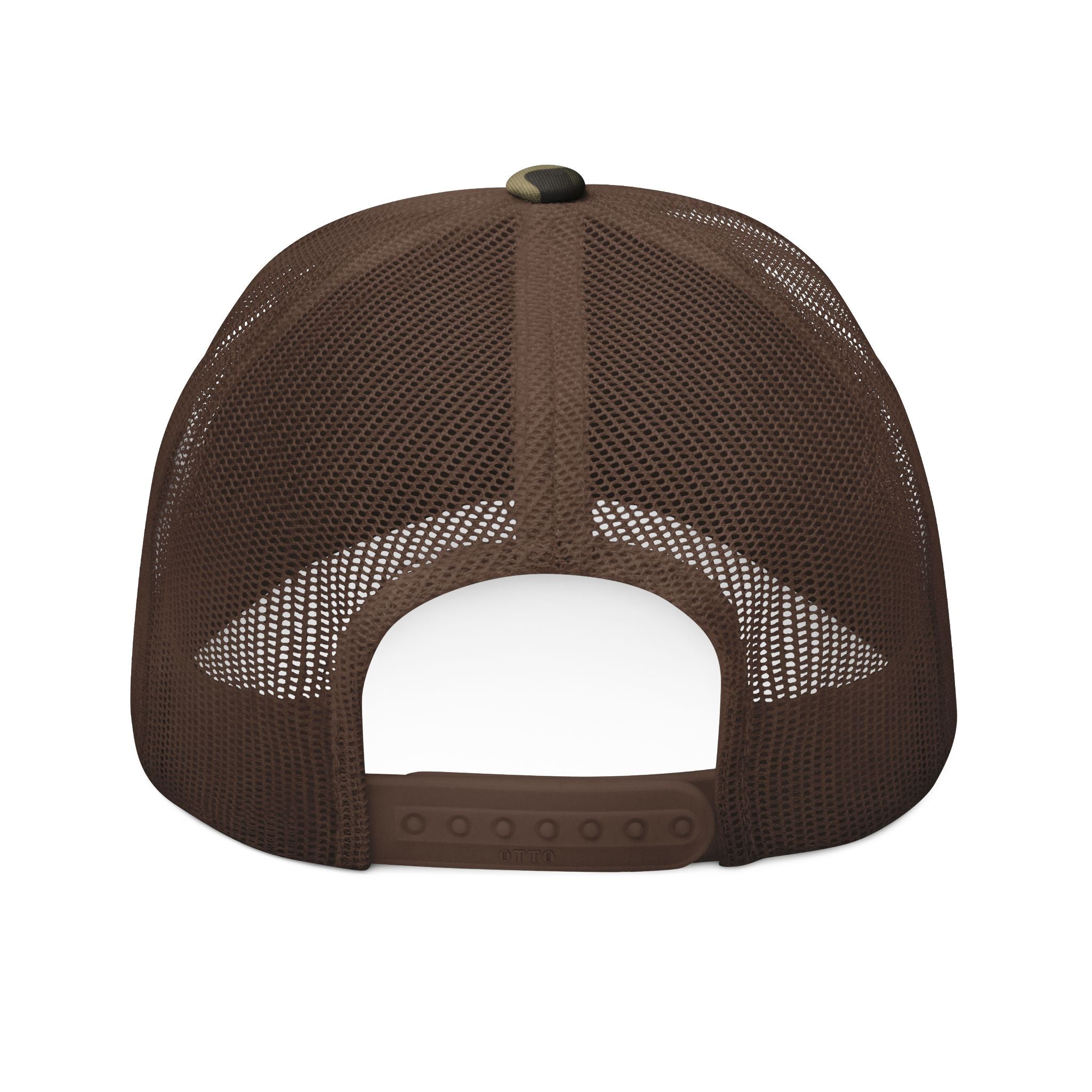 Sliced Camo Trucker Hat | Embroidered