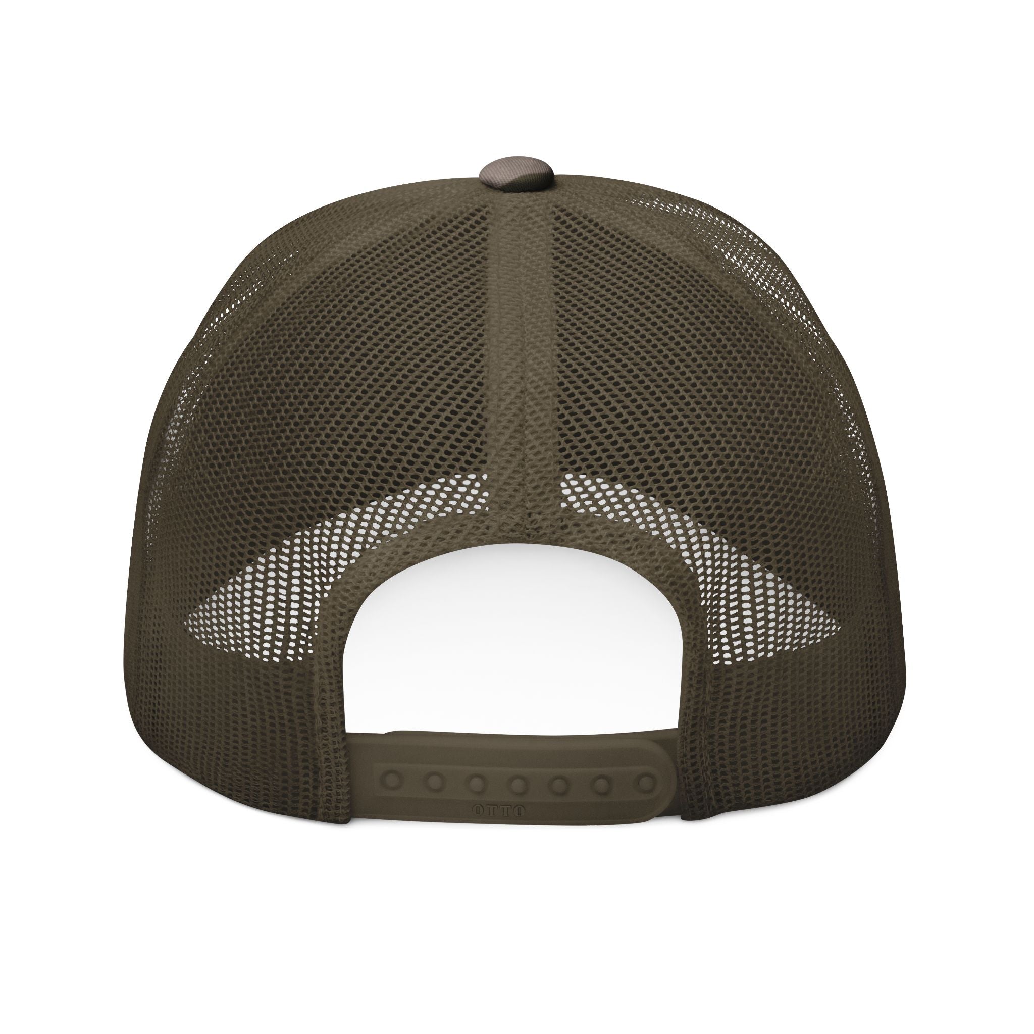 Sliced Camo Trucker Hat | Embroidered
