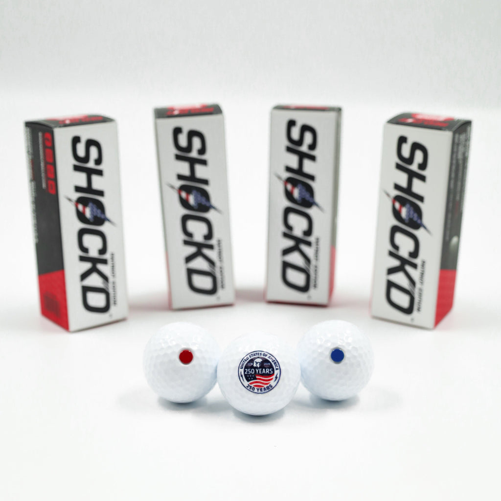 BUY 3 GET 1 FREE BUNDLE - SHOCK'D Golf Balls