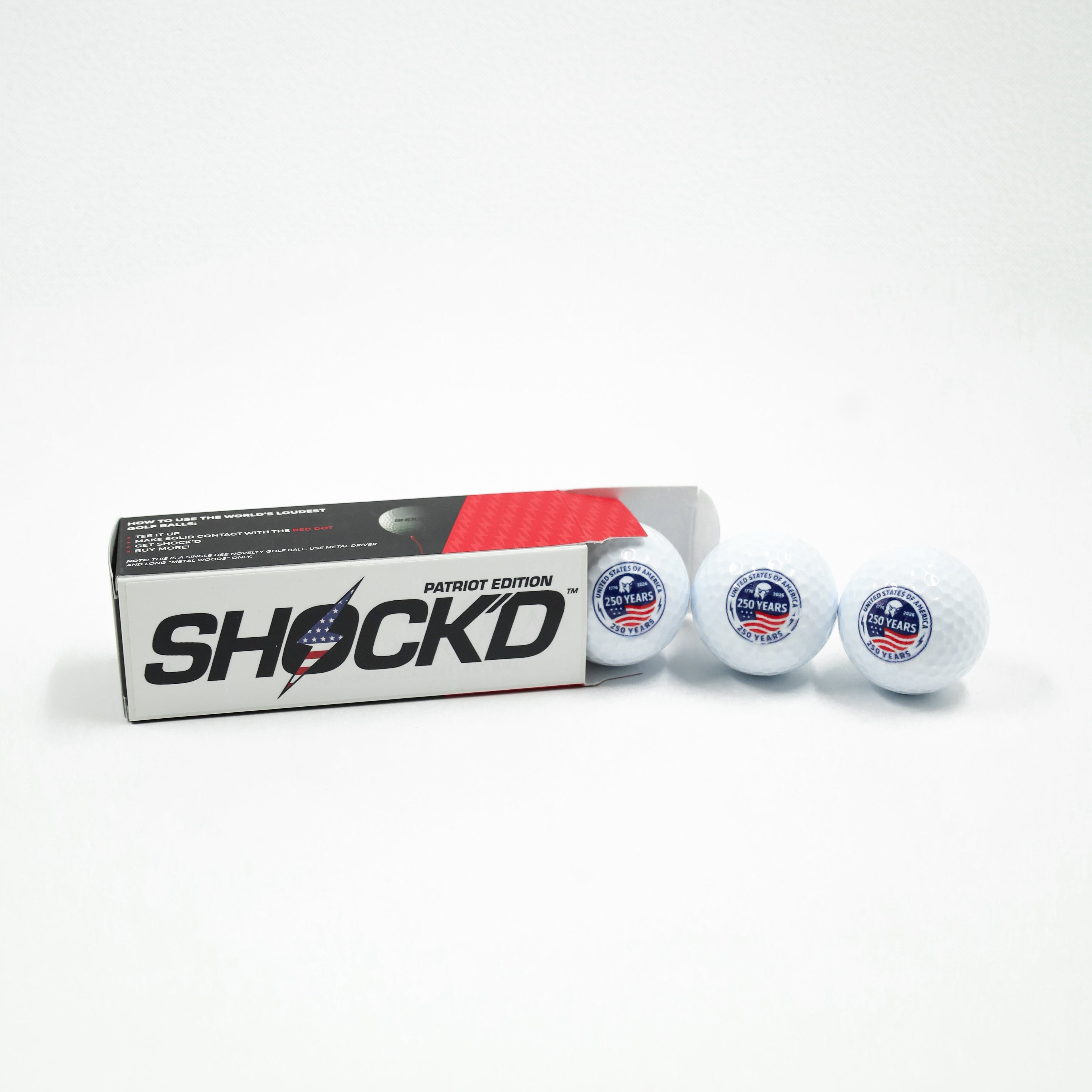 SHOCK'D Golf Balls