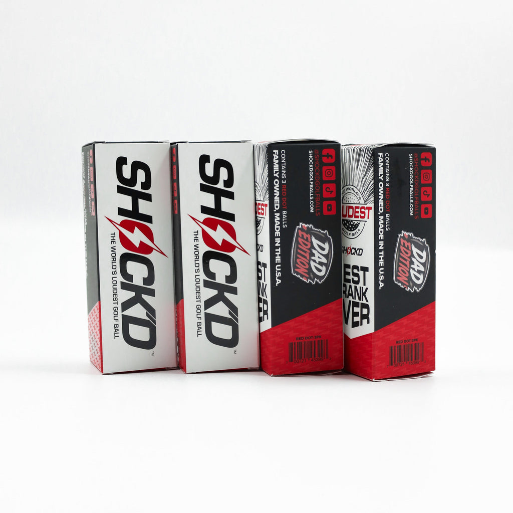 BUY 3 GET 1 FREE BUNDLE - SHOCK'D Golf Balls