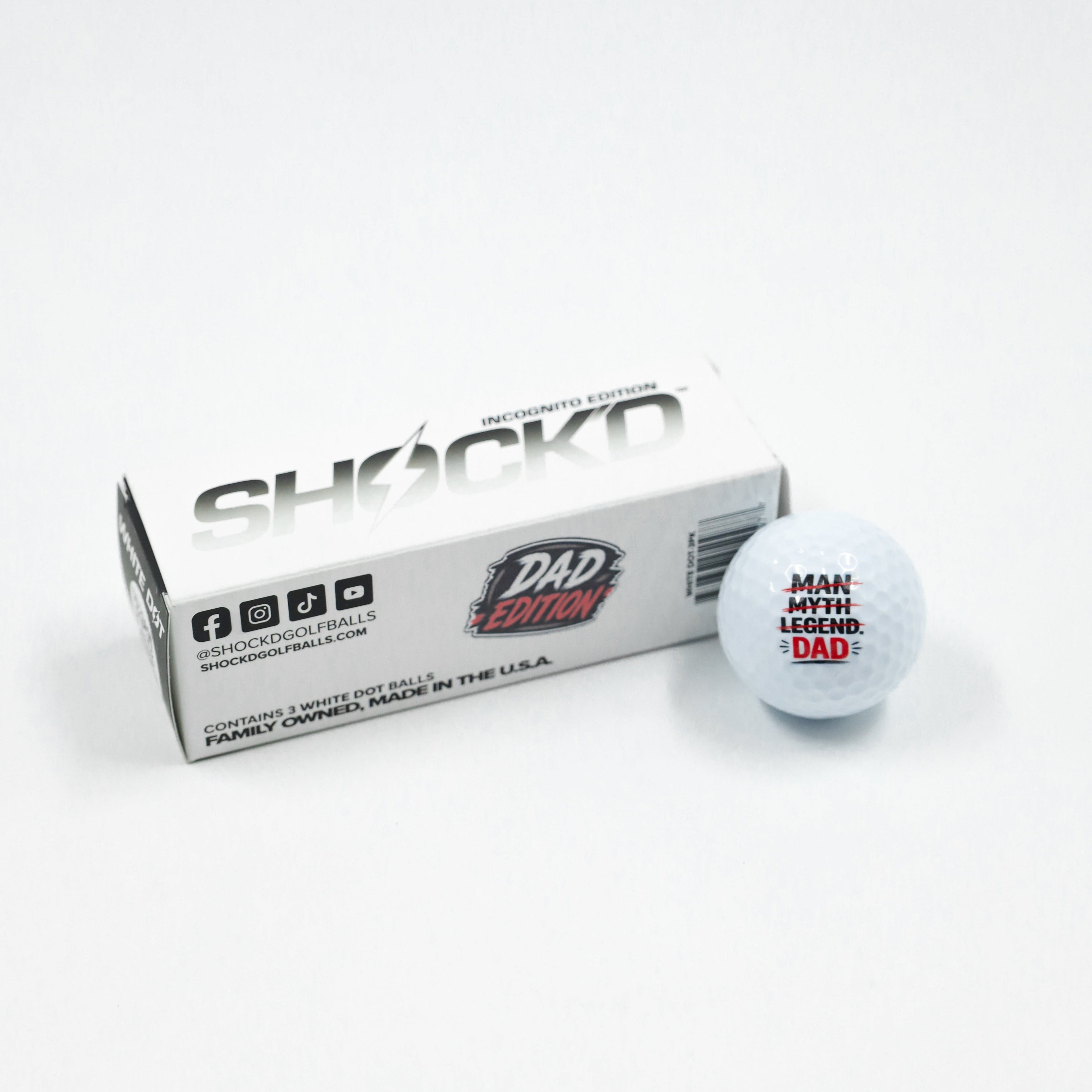 SHOCK'D Golf Balls